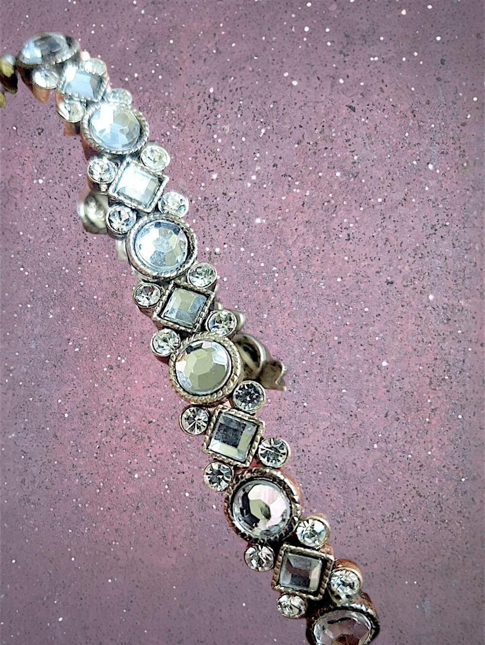 Rhinestone Accent Stretch Bracelet